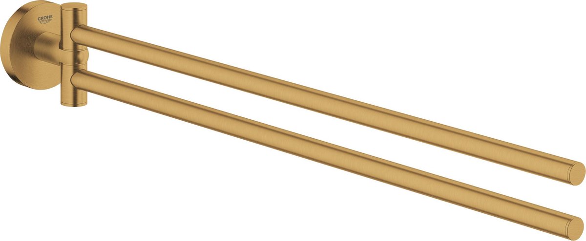 Grohe essentials handdoekhouder 2-lids cool sunrise (geborsteld)