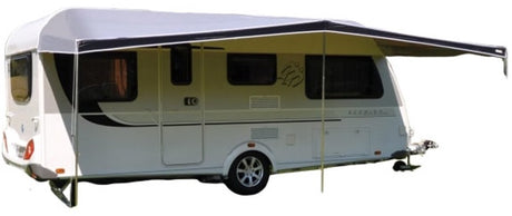 Eurotrail combi-luifel 385 x 240 cm polyester grijs