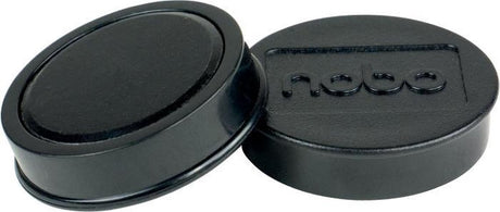 Nobo magnetische whiteboard magneten - pak van 10 stuks - 38mm magneten - zwart