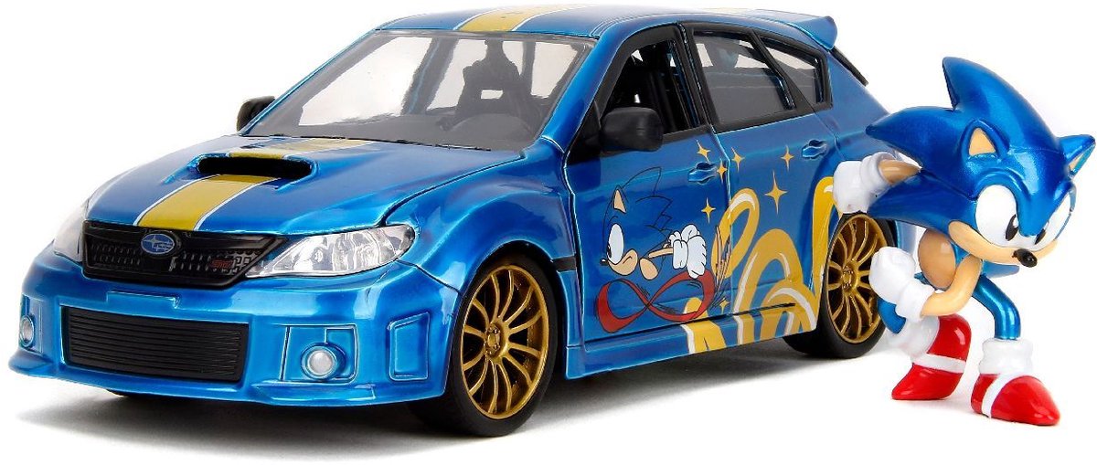 Jada subaru impreza wrx sti 2012 sonic the hedgehog