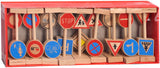 Playwood houten verkeersbordenset speelgoed - 18-delig - educatief.