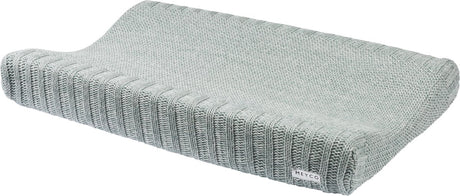 Meyco baby relief mixed aankleedkussenhoes - stone green - 50x70cm