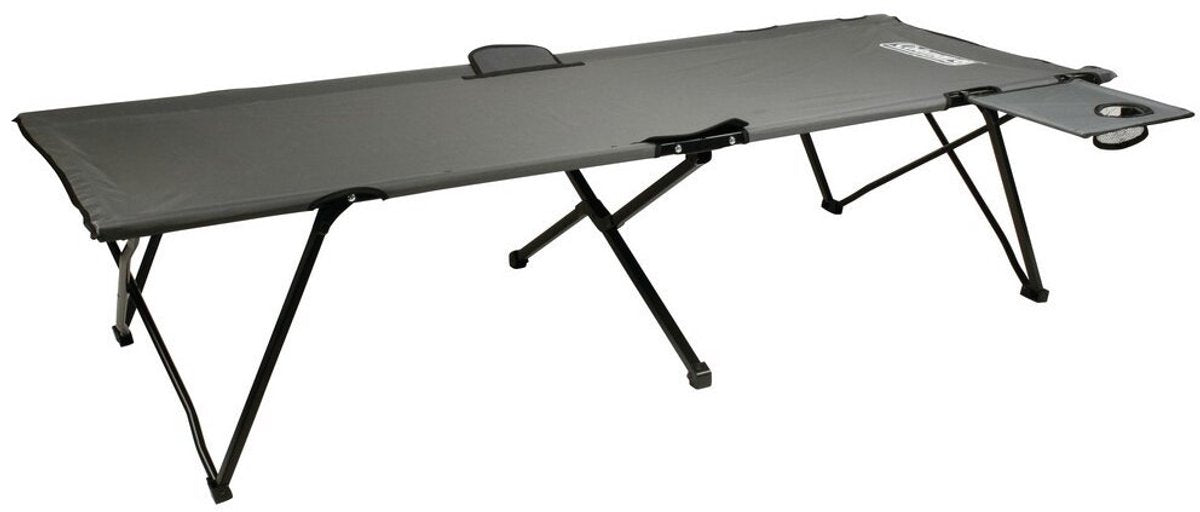 Coleman kampeerbed – veldbed 1 persoon – tot 136 kg – geïntegreerde bijzettafel
