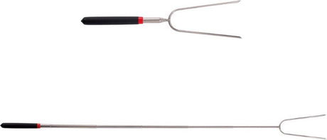 Master part grill bbq spiezen - grillspies - marshmallow - worstspies - bbq roostersticks - verstelbare lengte 29,5-91 cm - telescopisch ontwerp uitschuifbaar - roestvrij staal