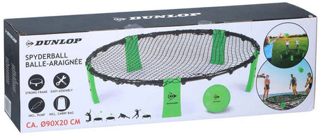 Dunlop vang-en werp spel spyderball | groen | 90cm