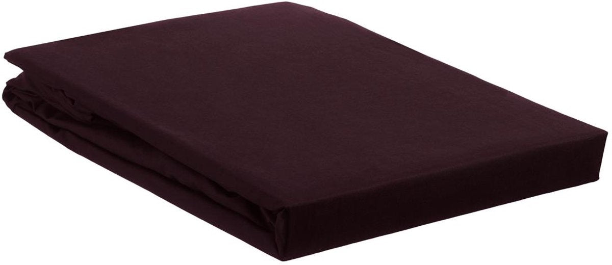 Ambiante - katoen - hoeslaken - 180x200 cm - rood