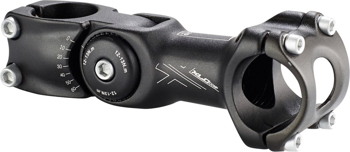 Xlc st-t14 stuurpen - ahead - aluminium - verstelbaar 1 1 8 - 110mm - 31.8mm - zwart