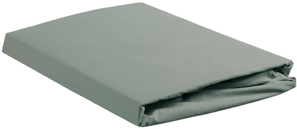 Ambiante katoen - hoeslaken - 160x220 - groen