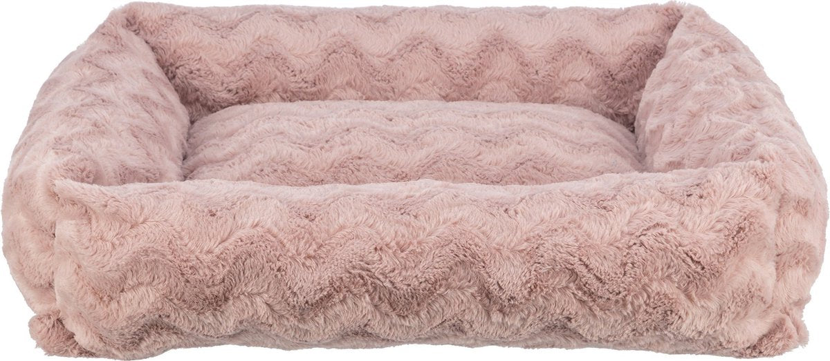 Trixie hondenmand loki - gerecycled - hoekig - roze - 65x60cm - m