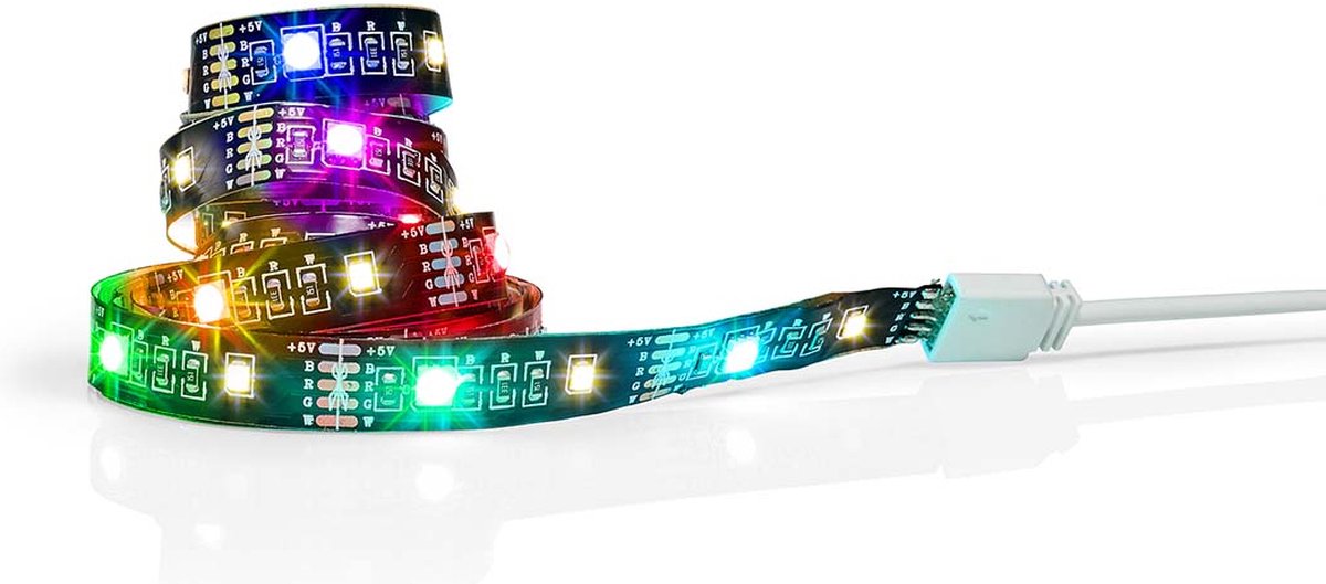 Nedis smartlife led strip - bluetooth - rgb warm white - 5050 - 2.00 m - ip20 - 2700 k - 380 lm - android ios