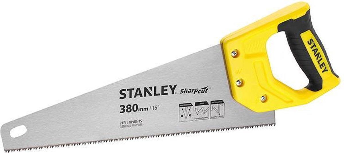 Stanley universeel zaag sharpcut 380mm - 7t inch [6]