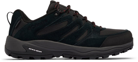 Columbia redmond™ iv low waterproof heren wandelschoenen - black, mountain red