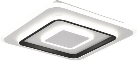 Rl live your light reality jora plafonniere - wit - dimbaar - lichtkleur instelbaar - afstandsbediening - 39x39cm - led 5400lm