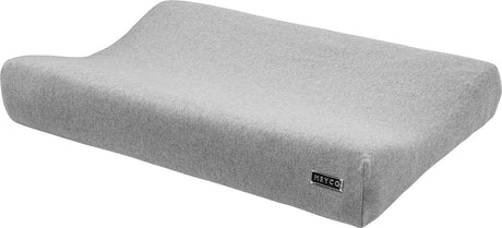 Meyco baby knit basic aankleedkussenhoes - grey melange - 50x70cm
