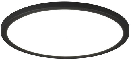 Rl live your light reality aureo - plafondlamp - zwart mat - incl. 1x smd 18w - 29cm