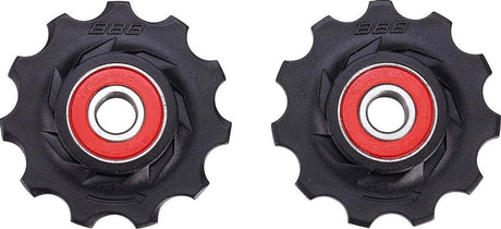 Bbb cycling keramische derailleurwieltjes shimano, campagnolo sram - 9-speed, 10-speed, 11-speed, 12-speed - duurzaam - zwart - 11t - rollerboys ceramic bdp-12