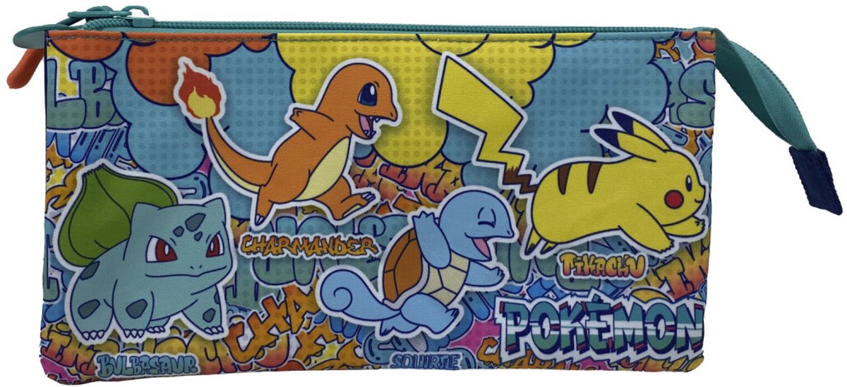 Pokémon - etui - 3 vakken
