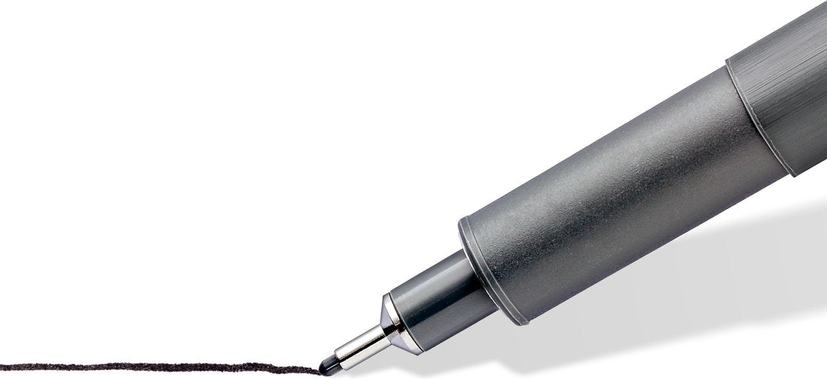 Staedtler - artist series - pigment liner - fineliner - zwart - 1.0 mm - 10 stuks
