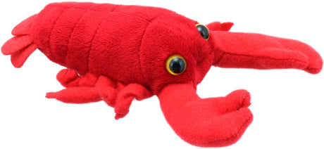 The puppet company vingerpop kreeft rood - speelgoed popje voor kinderen.