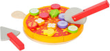 Small foot - houten snij- en speeleten pizza set, 21dlg.