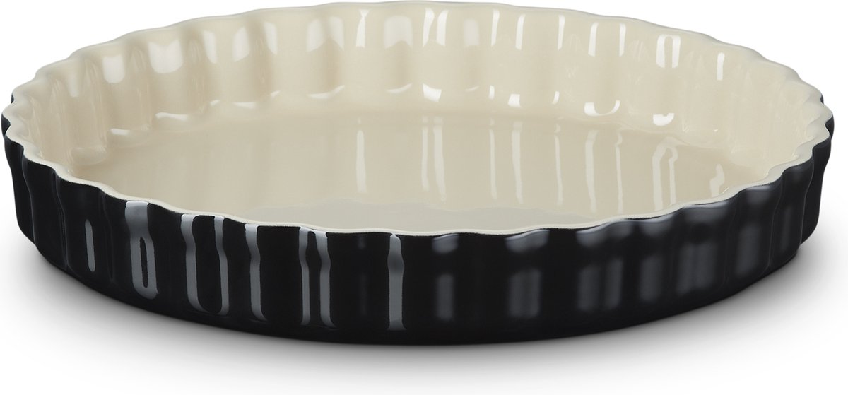 Le creuset taartvorm heritage - ebbenzwart - ø 28 cm