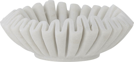 Bloomingville schaal harmonia marmer wit ø17,5 x 6 cm