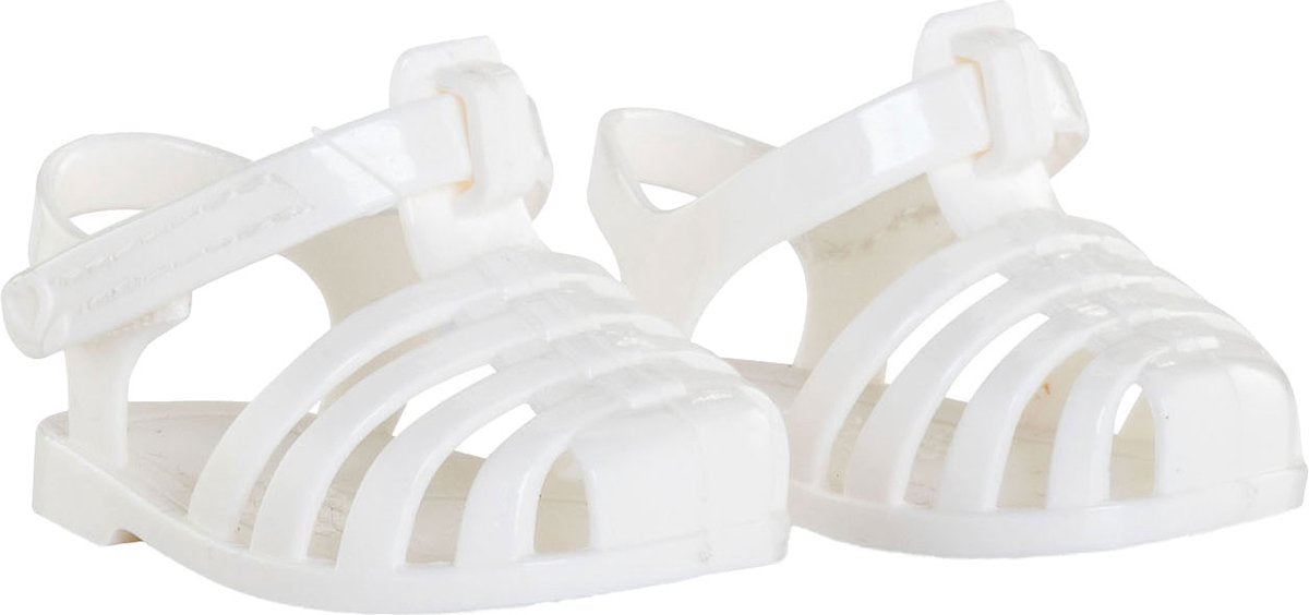 Corolle sandalen poppenaccessoire wit 36cm mon grand poupon.