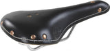 Selle monte grappa zadel old frontiers sports leer 30 cm zwart