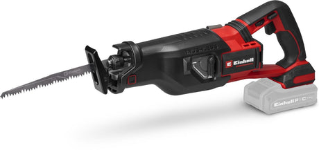 Einhell professional accu reciprozaag tp-ap 18 32 li bl solo - power x-change - 18 v li-ion - 0-3.000 t min - slaghoogte: 32 mm - max. zaagdiepte (hout kunststof metaal): 300 30 20 mm - incl. 2x zaagblad (hout metaal) - excl. accu en lader