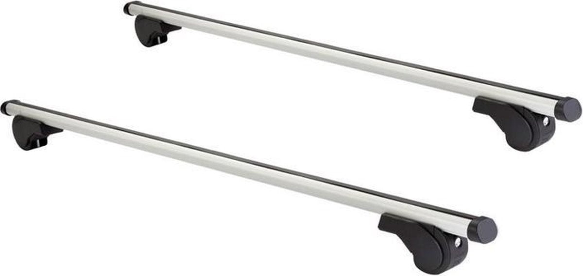 Twinny load twinny load dakdragerset aluminium a01 – 100 kg draagvermogen – lichtgewicht aluminium – voor auto’s met dakreling