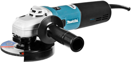 Makita 9565hr haakse slijper 230v - 1100w - 125mm met accessoires