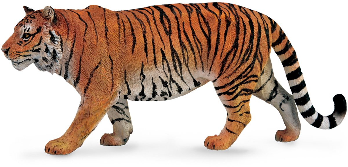 Collecta figurine - siberische tijger - (xl) - wilde dieren - handgeschilderd - miniatuur