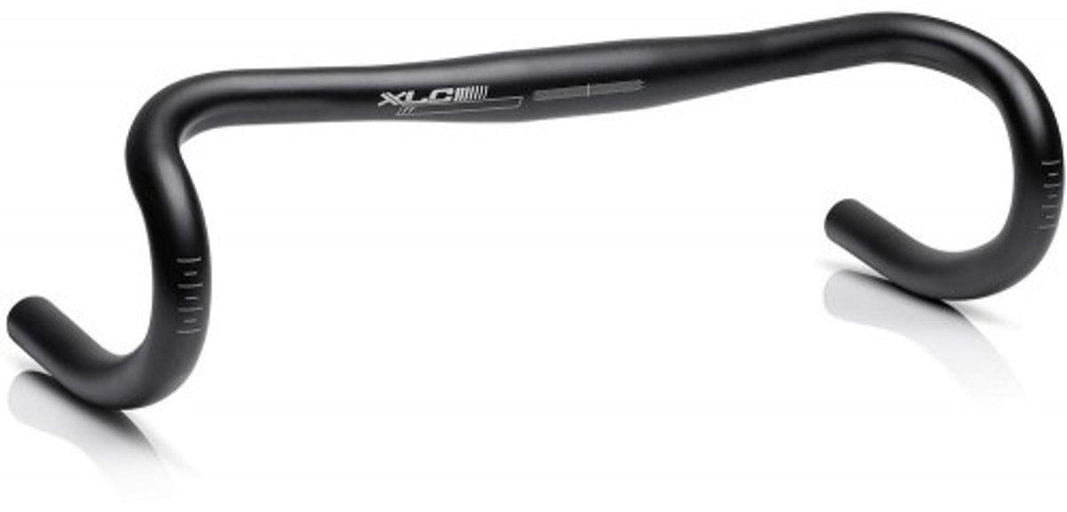Xlc hb-r05 fietsstuur racefiets - aluminium 31.8mm 400mm - zwart