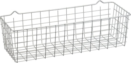 Metaltex - koala mandje - 33 x 12 x 9 cm - zilver - ophangen of neerzetten