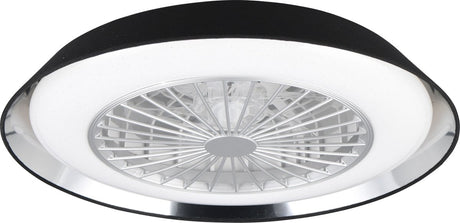 Rl live your light reality varberg - ventilator - zwart - incl. 1x smd 30w