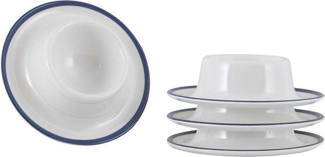 Gimex - linea line - eierdop - blauw - 4 stuks