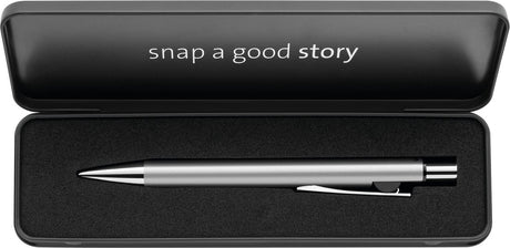 Pelikan balpen snap metallic k10 zilver metal case