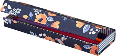 Kangaro pennen etui flowers karton k-90192