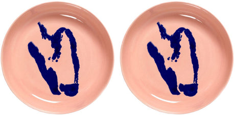 Serax - ottolenghi feast - bord - roze blauw - 22 ø - 2 stuks