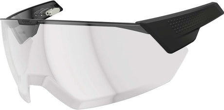 Abus magneticvisor voor de fietshelm hyp-e - en de varianten ace en bl.ace - magnetisch helmvizier beschermt tegen weer en wind - fietshelmaccessoire - maat s m, clear