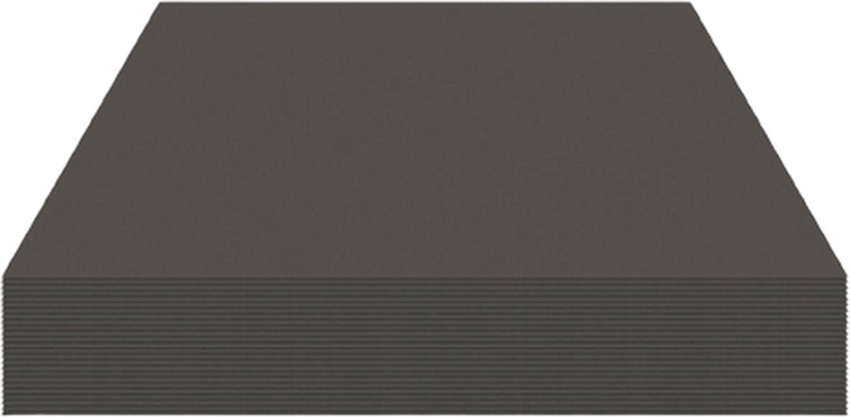 Kangaro fotokarton - 50x70cm - 300 gram - antraciet - pak 25 vel - k-0045-588