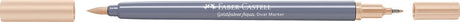 Faber-castell - duo aquarel marker - goldfaber - zand 281 - brush 0,6mm - fc-164681