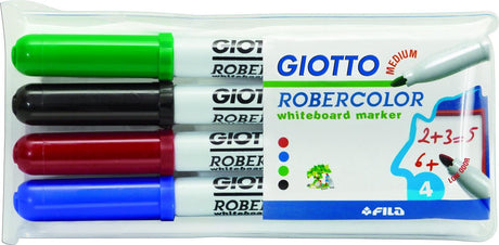 Giotto whiteboardmarker robercolor - etui 4 stuks