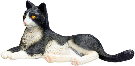 Mojo farmland liggende kat zwart wit - 387367