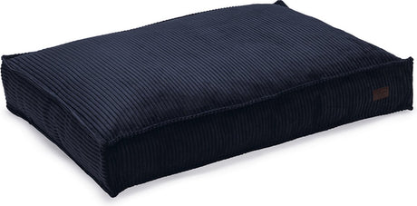 Designed by lotte ribbed - hondenkussen - antraciet - 100x70x15 cm