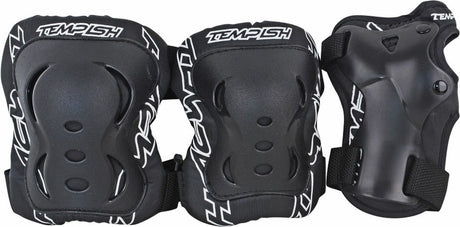Tempish - fid - skatebescherming - 3-pack - volwassenen - zwart - s