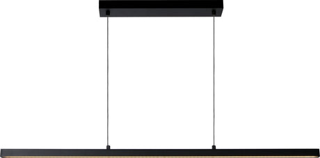 Lucide sigma - hanglamp - led dimbaar - 1x36w 2700k - zwart