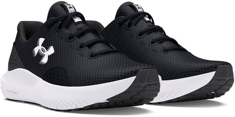 Under armour ua w charged surge 4-blk dames sportschoenen - zwart - antraciet - wit