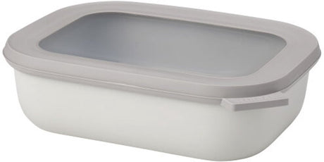 Mepal - multikom cirqula vershouddoos - 1000 ml - rechthoekig - nordic white
