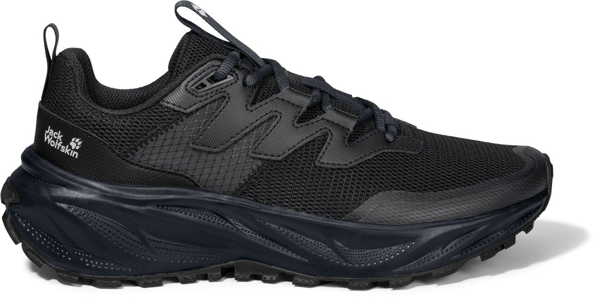 Jack wolfskin trail low wandelschoenen zwart eu 37 vrouw
